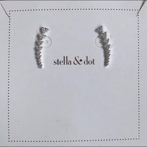 Stella And Dot Pave Ear Climbers